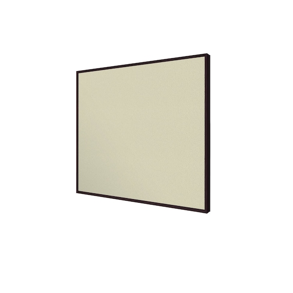 Ghent Bulletin Board, Fabric, 2 ft H x 3 ft W, Cherry Modern Frame, Beige IMM23CHF90 - main